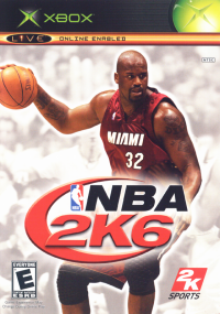 NBA 2K6 Xbox  box art